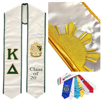 Embroidered Graduation Stole