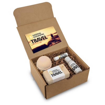 Wellness Gift Set - Soap, Bath Bomb, Lip Balm, and Lotion