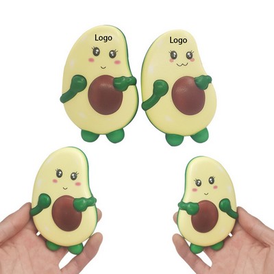 Squishy Avocado Squeeze Toy Stress Reliever