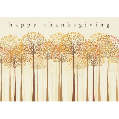 Thankful Trees Thanksgiving Card