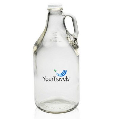 64 Oz. Growlers Durable Clear glass