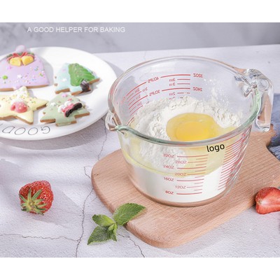 500mlGlass Measuring Cup Microwave and Oven Safe Clear