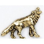 Coyote Stock Casting Lapel Pin