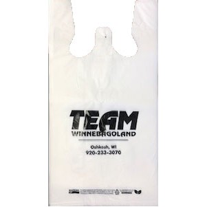 T-Shirt Poly Bag - (12"x 8"x 21") 0.8 Mil