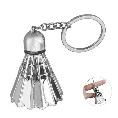 Shuttlecock Key Ring