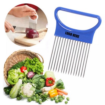 Onion Chopper Holder with Steel Pin for Slicing