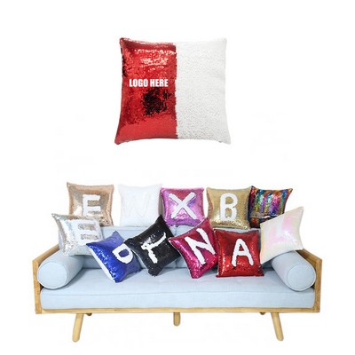 A Funny Sequin Pillow with Color Changing