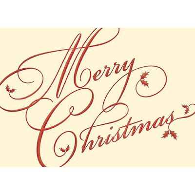 Merry Christmas Classic Greeting Card