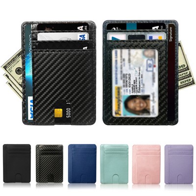 RFID Protect Portable Card Wallet