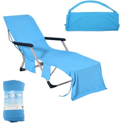 Microfiber Pool Lounge Chair Cover Towel