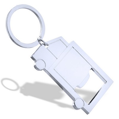 Truck Shaped Keychain with Bottle Opener