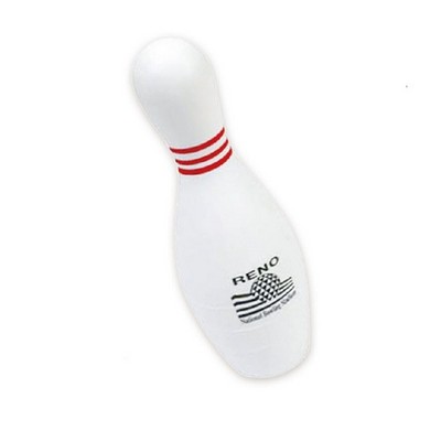 Bowling Pin Stress Reliever w/Custom Logo