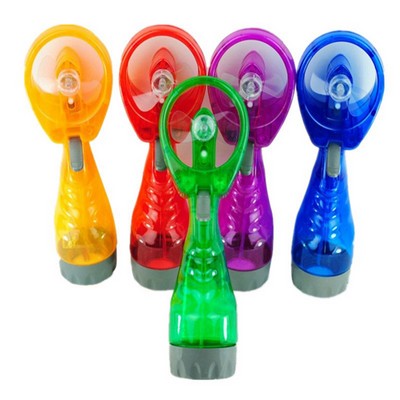 Battery Powered Handheld Water Misting Fan