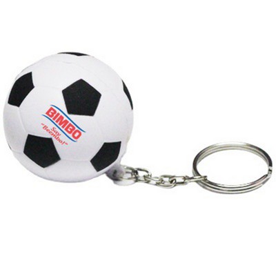 Soccer Ball Stress Reliever Keychain