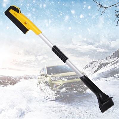 Retractable Ice Scraper and Snow Brush