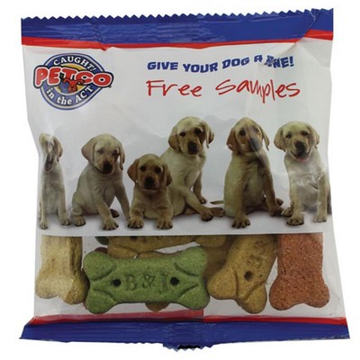 Custom Snack Wide Promo Pack Bag - Dog Bones, Chex Mix