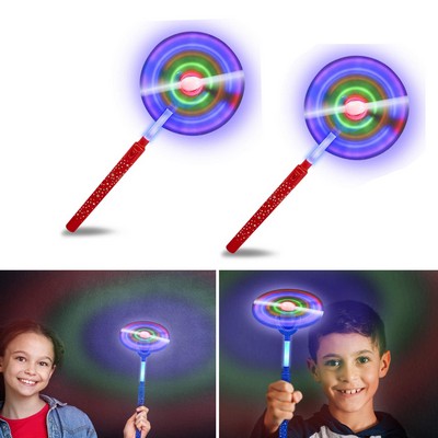 Art Creativity Light Up Swivel Spinner Wand