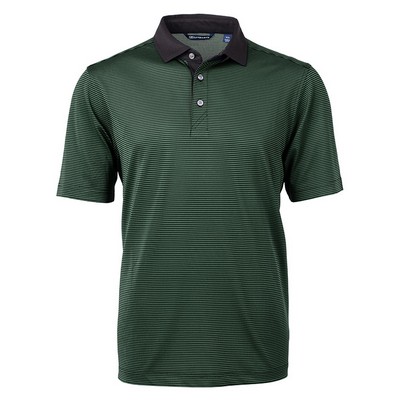 Cutter and Buck Men's Virtue Eco Micro Stripe Polo