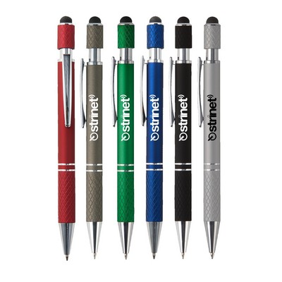 Siena Executive Aluminum Spin Top Stylus Pen