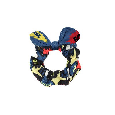 Full-Color Scrunchie with Bow