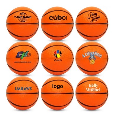 Mini Basketball Shaped Foam Stress Reliever Ball