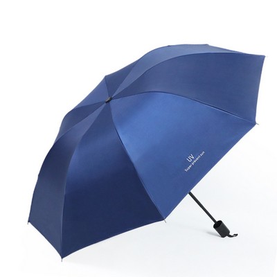 Multicolor Foldable Windproof UV Protective Umbrella w/8 Ribs