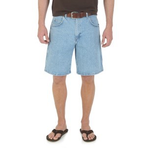 Wrangler® Rugged Wear® Men's Vintage Indigo Blue Relaxed Fit Shorts