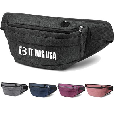 Water Resistant Large Hiking Waist Bag for Men Women