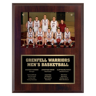 Photo Plaque (Surface Mount) - Black Ash, Award Trophy, 10x1