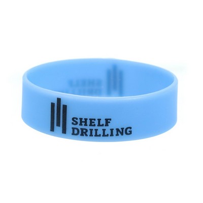 3/4" Glow-in-the-Dark Silicone Wristband