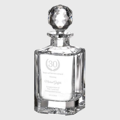 27.1 Oz. Crystalite Square Decanter