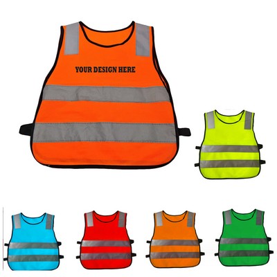 Kids Reflective Vest MOQ 50 PCS