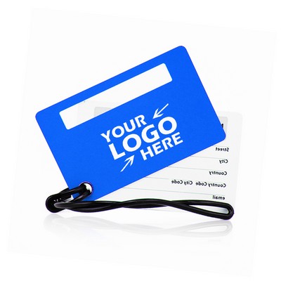 Plastic Dual Luggage Tag