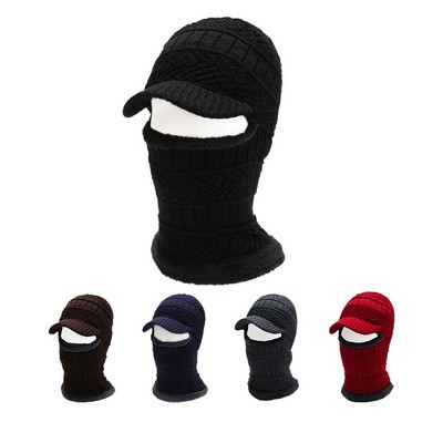 Winter Knitted Balaclava Beanie Warm Cycling Ski Hat