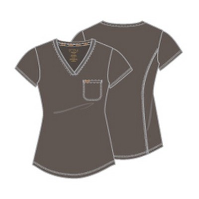 Cherokee® Form Knit Top Tuckable V-Neck Top