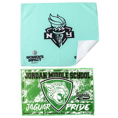 Custom Full Color Imprint Microfiber Rally Towel 15"x18"