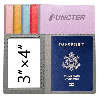 Travel Wallet Passport Holder PU Leather Passport Wallet