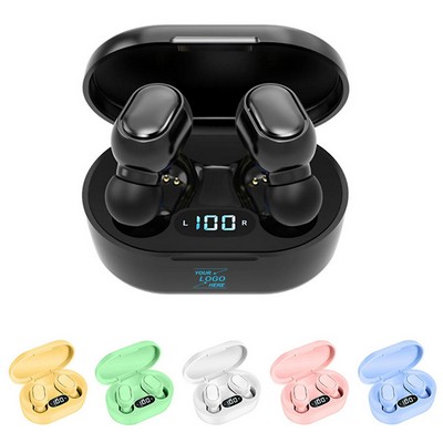 Wireless Bluetooth Earbuds with Mic and Charging Case