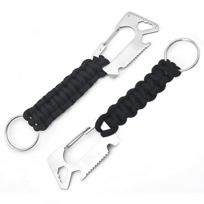 Versatile Stainless Steel Carabiner Keyring - Your Handy Tool