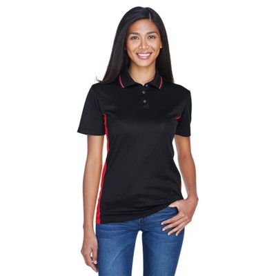 UltraClub Ladies' Cool & Dry Sport Two-Tone Polo