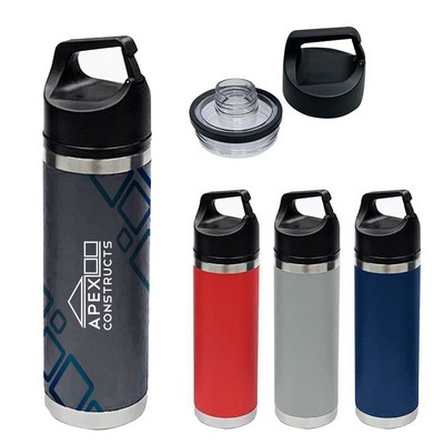 18 Oz. Full Color Travel Stainless Steel Bottle