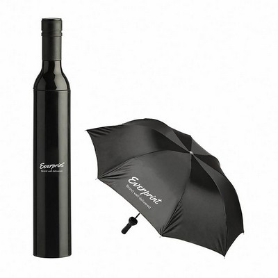 Custom Wine Bottle Umbrella