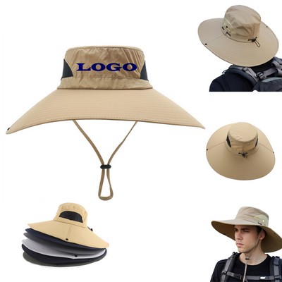 Outdoor Wide Brim Bucket Hat