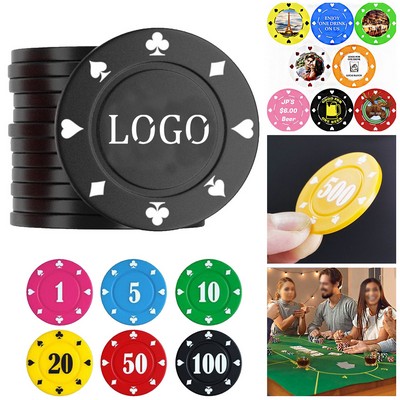 Plastic Small Clay Poker Chip