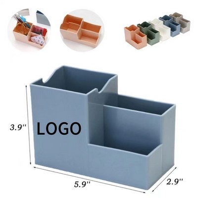 Office Desktop Storage Plastic Pen Holder