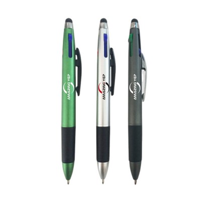 Orbitor 4-Color Stylus Pen - Metallic