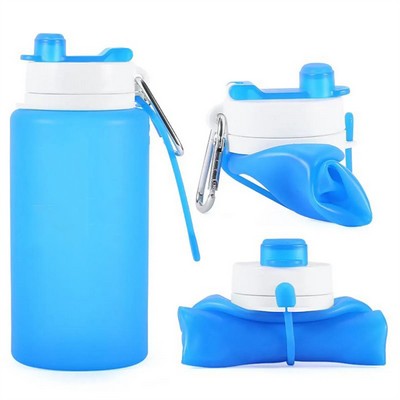 Flexible Silicone Bottle for Water on the Go