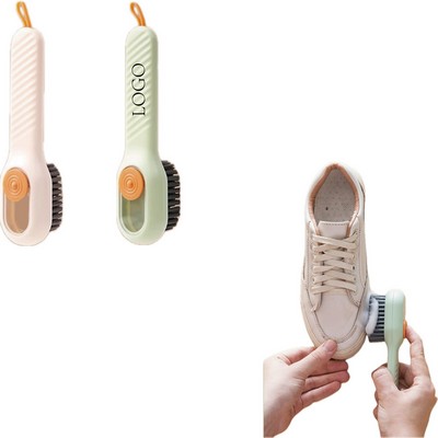 Shoe Brush With Liquid Holder