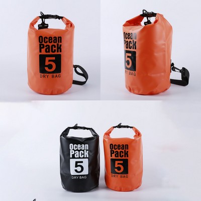 5L Roll Top Waterproof Backpack Sack