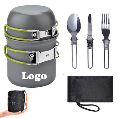 Camping Cookware Kit 6 In 1